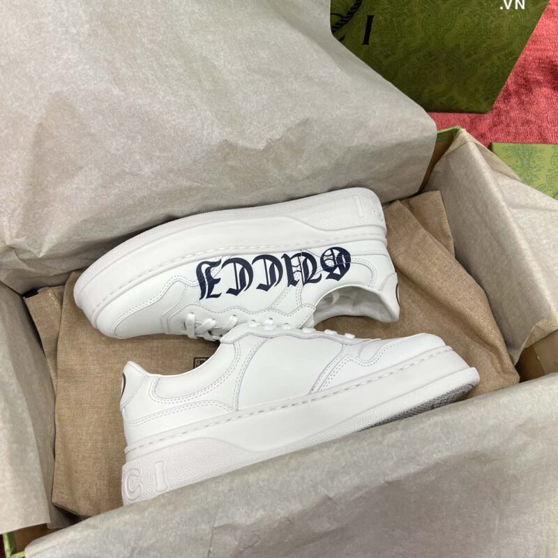 Giày Gucci GG Sneaker Logo White Best Quality