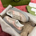 Giày Gucci GG Sneaker Oatmeal Light Pink GG Supreme (Women's) Best Quality