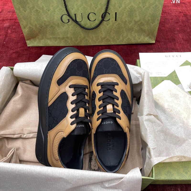 Giày Gucci GG Supreme Sneaker Black Brown Best Quality