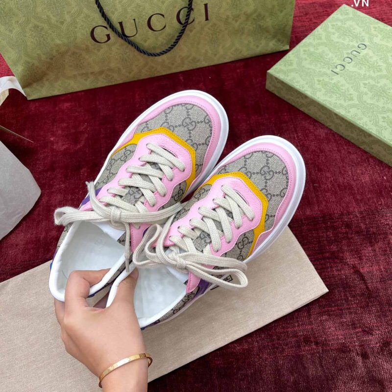 Giày Gucci GG Supreme Sneaker Pink Best Quality