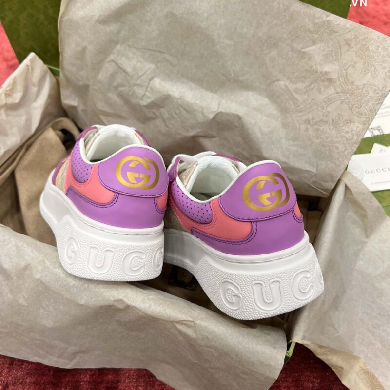 Giày Gucci GG Supreme Sneaker Pink Purple Best Quality