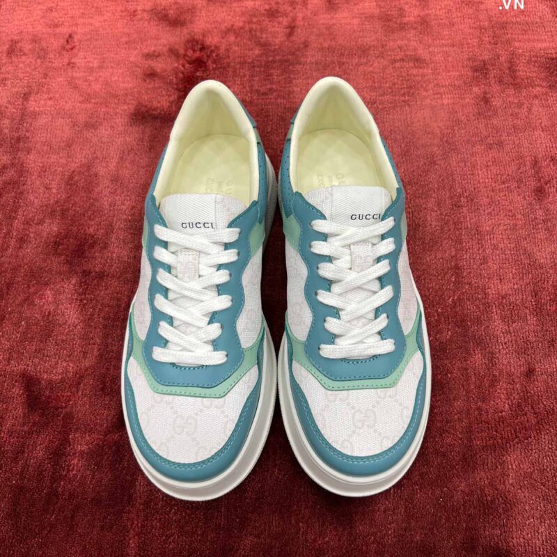 Giày Gucci GG Supreme Sneaker White Blue Best Quality