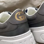 Giày Gucci Men’s Lace-Up Sneaker ‘Grey Leather’ Best Quality