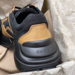 Giày Gucci Rhyton 'Black Brown' Best Quality