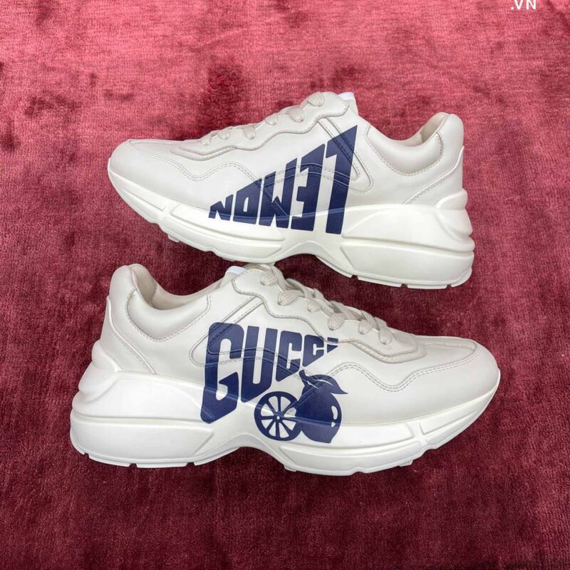 Giày Gucci Rhyton Lemon Blue Sneaker Best Quality