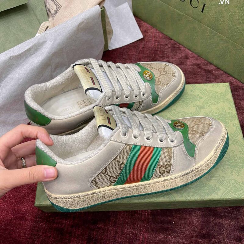 Giày Gucci Screener GG Canvas Best Quality