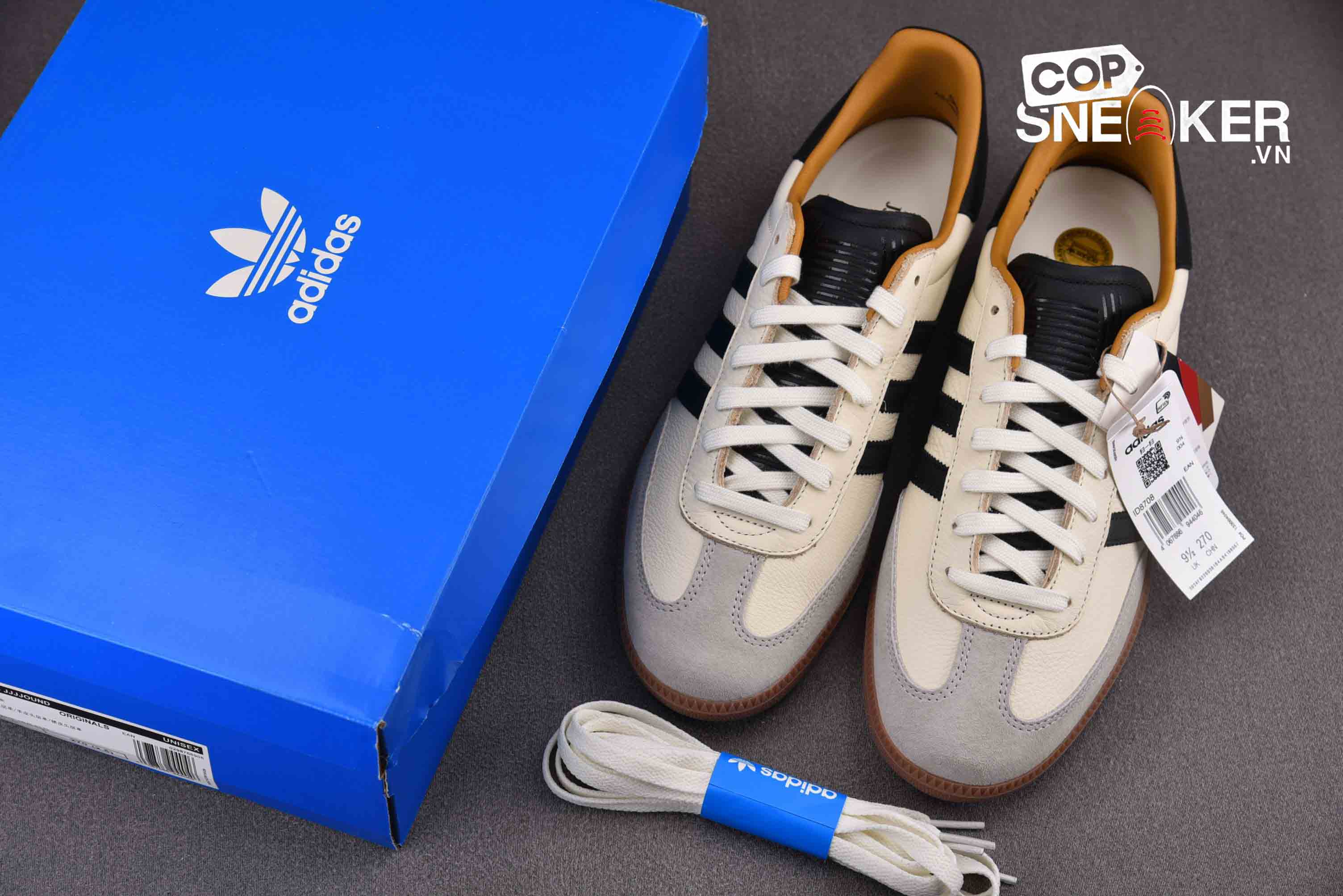 Giày JJJJound x Adidas Samba OG ‘White’ Best Quality