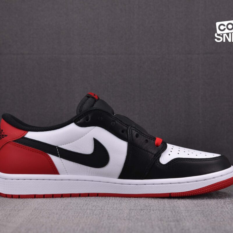 Giày Jordan 1 Retro Low OG Black Toe Best Quality