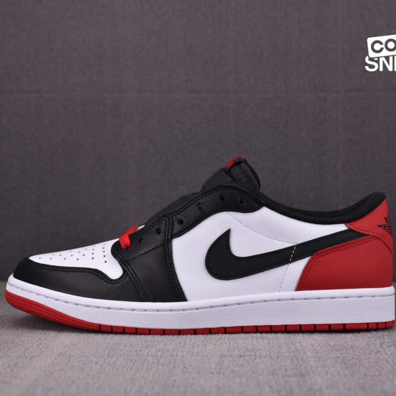 Giày Jordan 1 Retro Low OG Black Toe Best Quality