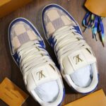 Giày Louis Vuitton LV Trainer #54 Damier Blue Best Quality