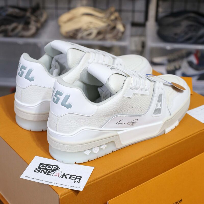 Giày Louis Vuitton LV Trainer #54 Signature White Best Quality