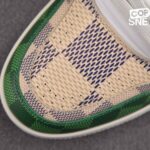 Giày Louis Vuitton LV Trainer Damier White Green Best Quality