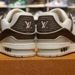 Giày Louis Vuitton LV Trainer Maxi Kaki Mocha Best Quality