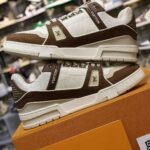 Giày Louis Vuitton LV Trainer Maxi Kaki Mocha Best Quality