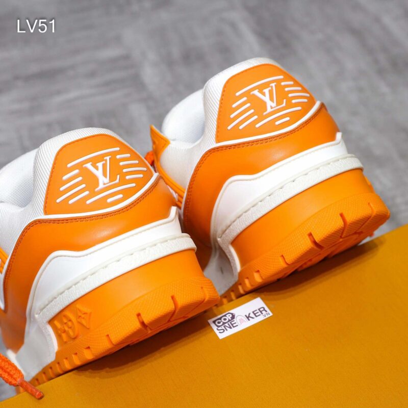 Giày Louis Vuitton LV Trainer Maxi Orange Best Quality