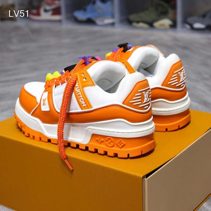 Giày Louis Vuitton LV Trainer Maxi Orange Best Quality