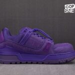 Giày Louis Vuitton LV Trainer Maxi Sneaker Violet Best Quality