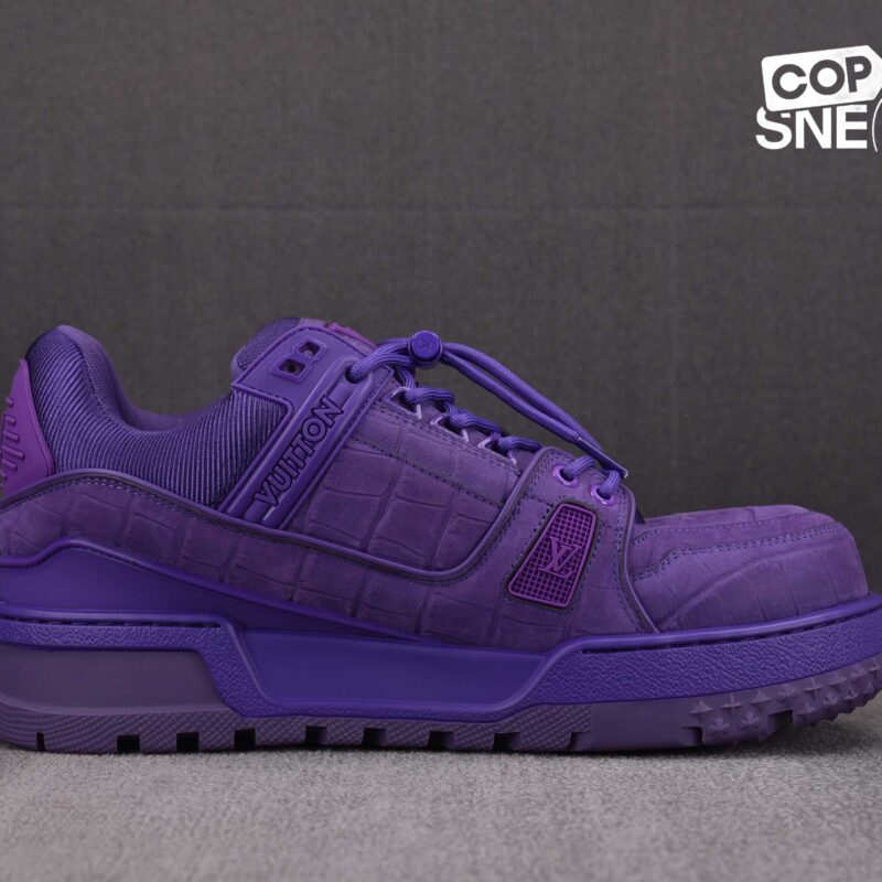 Giày Louis Vuitton LV Trainer Maxi Sneaker Violet Best Quality