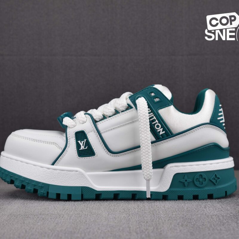 Giày Louis Vuitton LV Trainer Maxi Sneaker White Green Best Quality