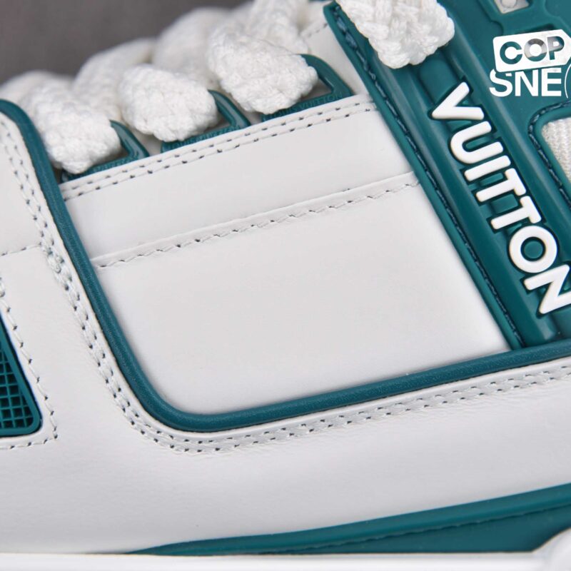 Giày Louis Vuitton LV Trainer Maxi Sneaker White Green Best Quality