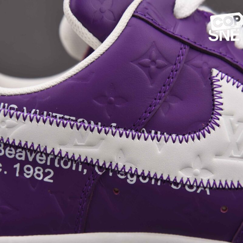 Giày Louis Vuitton x Nike Air Force 1 Low F&F “Purple” Best Quality