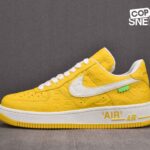 Giày Louis Vuitton x Nike Air Force 1 Low F&F “Yellow” Best Quality