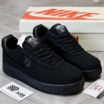 Giày Nike Air Force 1 Low x Stussy ‘Triple Black’ Best Quality