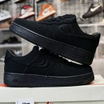 Giày Nike Air Force 1 Low x Stussy ‘Triple Black’ Best Quality