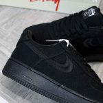 Giày Nike Air Force 1 Low x Stussy ‘Triple Black’ Best Quality