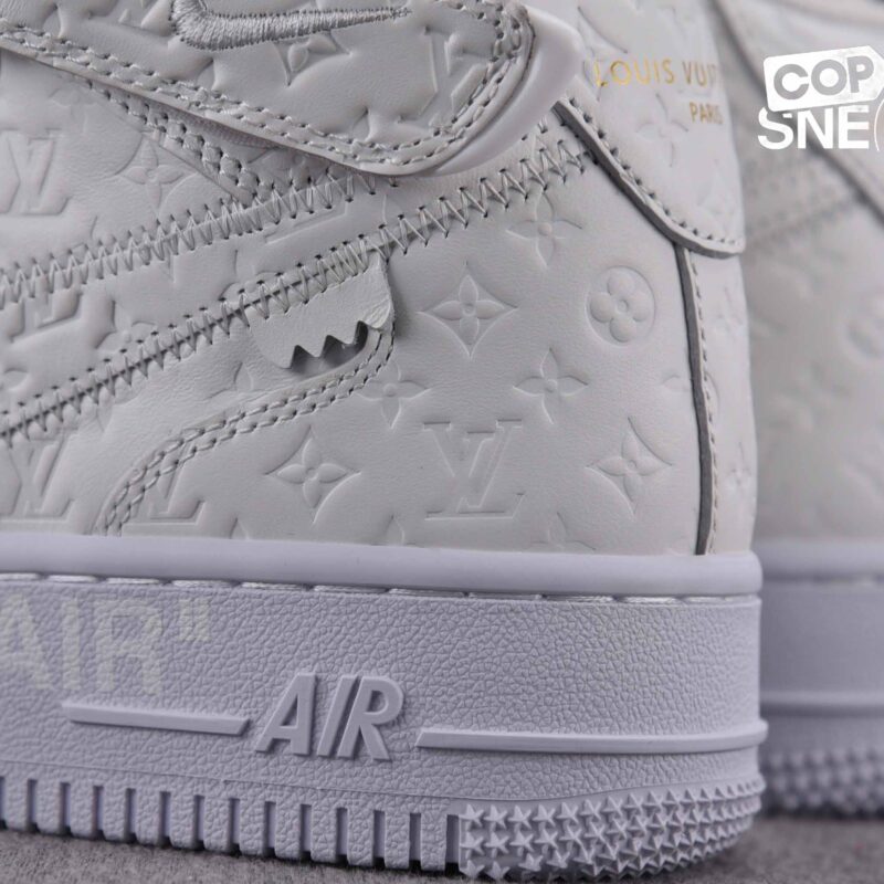 Giày Nike Air Force 1 x Louis Vuitton Mid By Virgil Abloh 'White' Best Quality