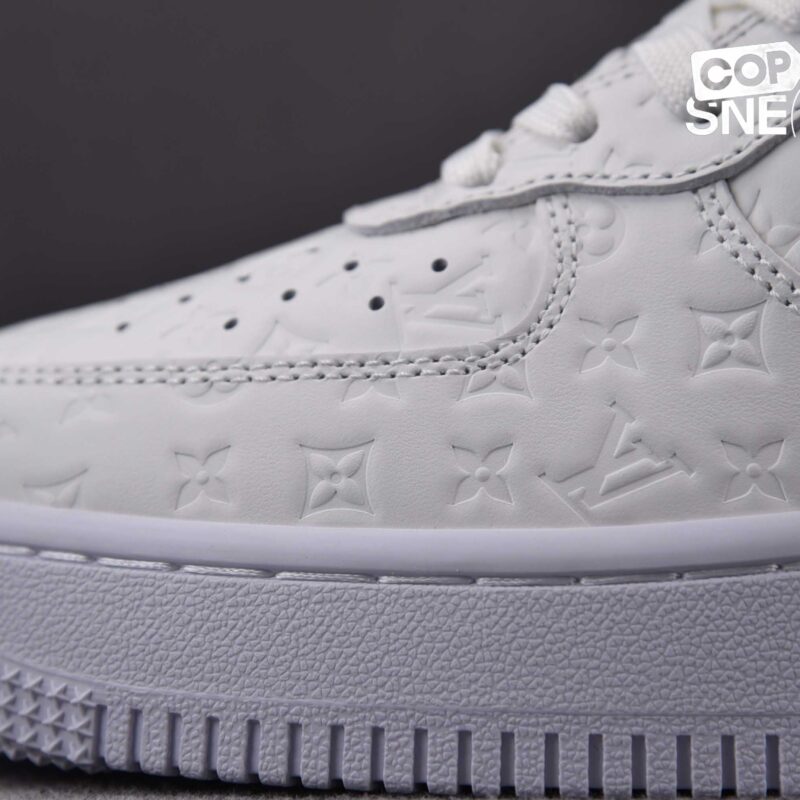 Giày Nike Air Force 1 x Louis Vuitton Mid By Virgil Abloh 'White' Best Quality