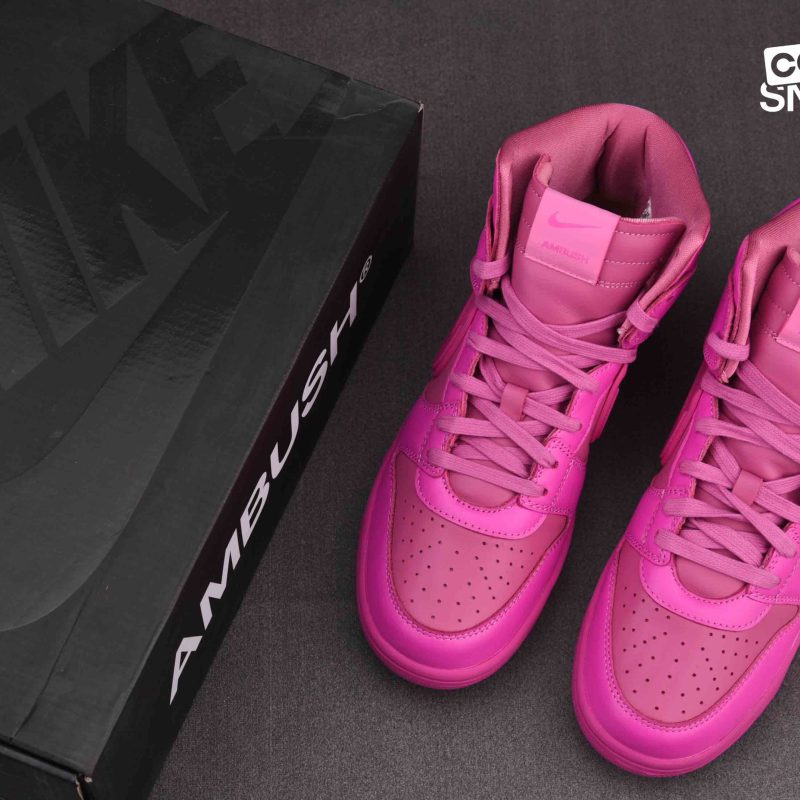 Giày Nike AMBUSH x Dunk High ‘Cosmic Fuchsia’ Best Quality