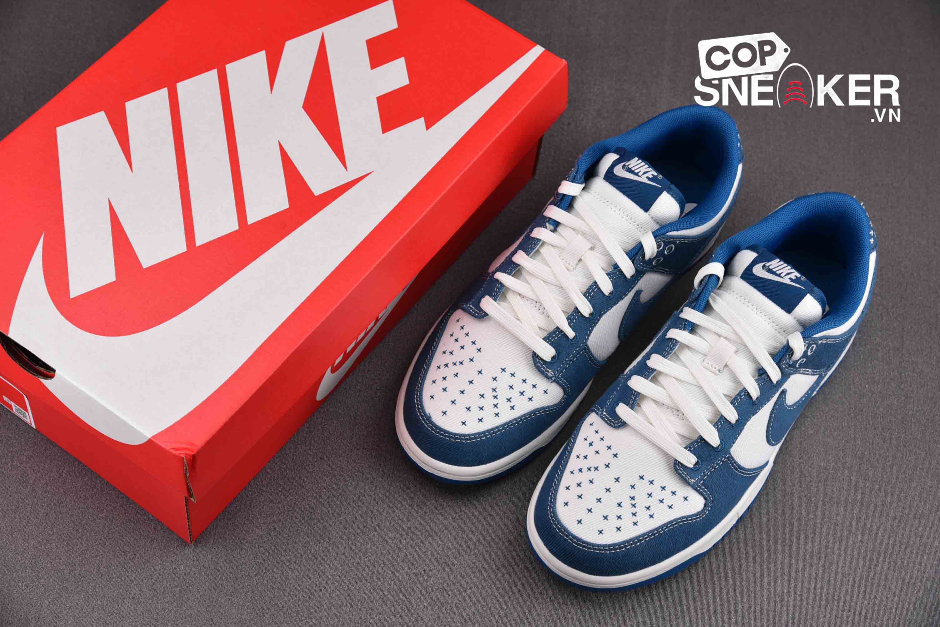 Giày Nike Dunk Low Kasina Industrial Blue Best Quality