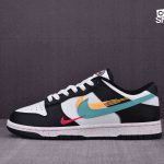 Giày Nike Dunk Low Multiple Swooshes White Washed Teal Best Quality