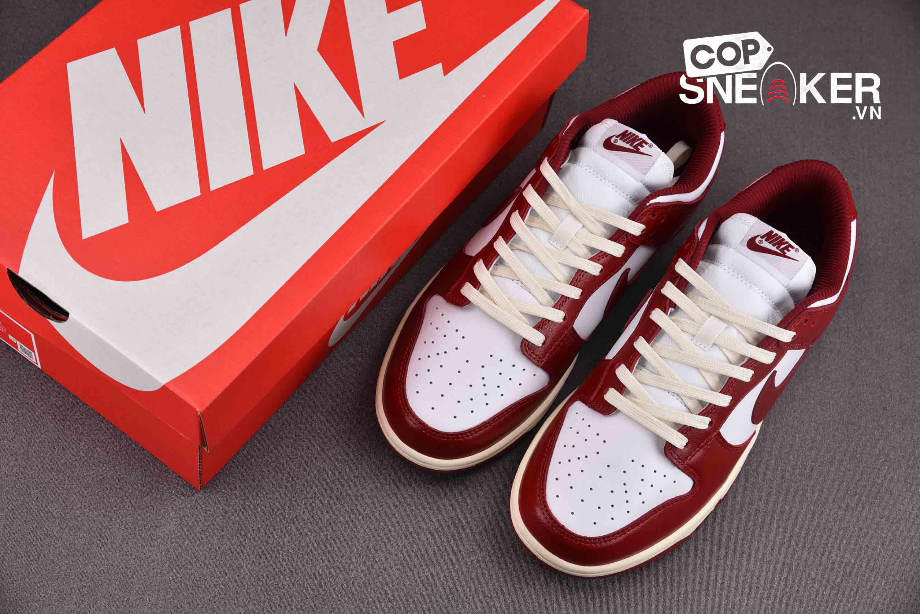 Giày Nike Dunk Low Premium ‘Vintage Red’ Best Quality