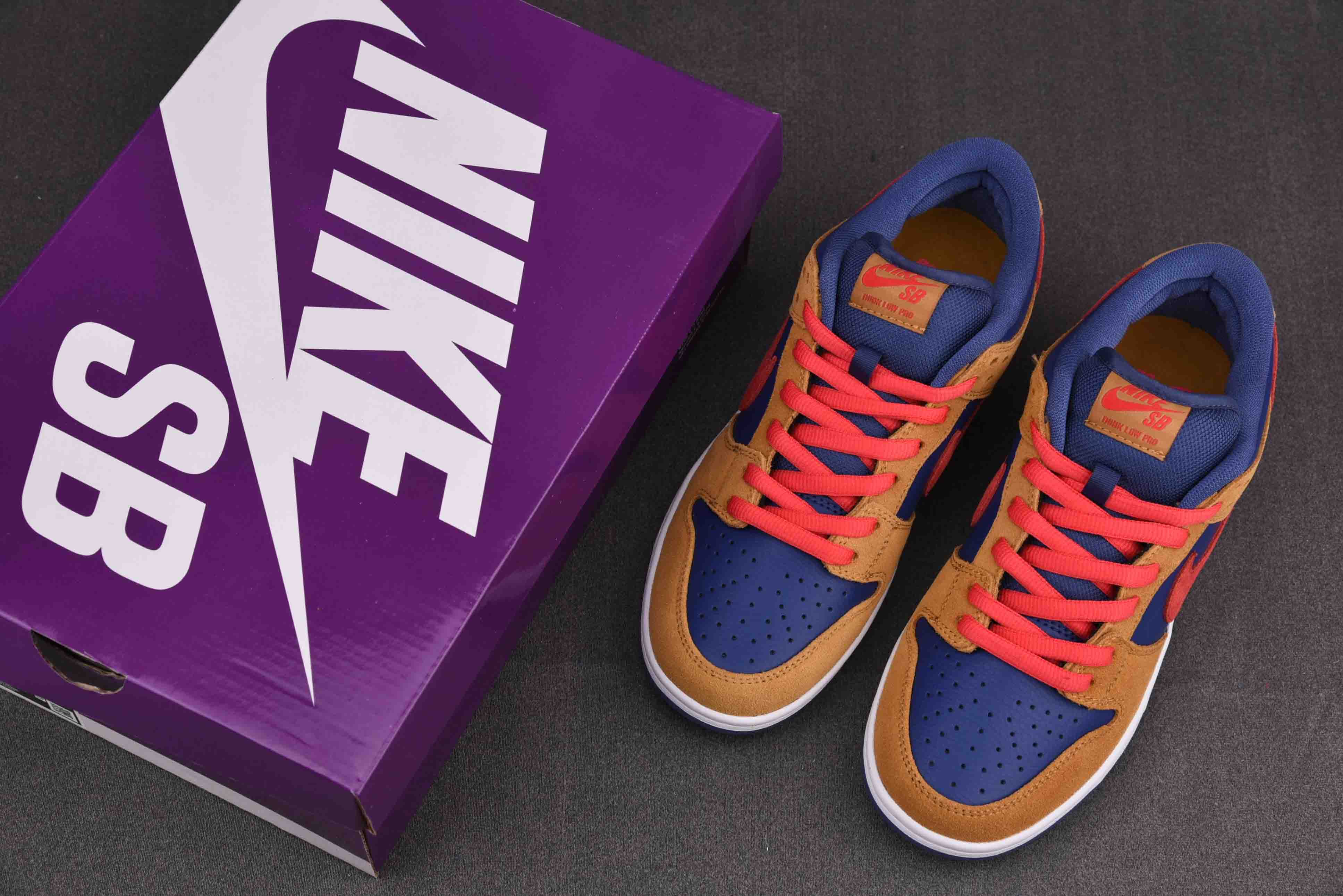 Giày Nike Dunk Low SB ‘Wheat Dark Purple’ Best Quality