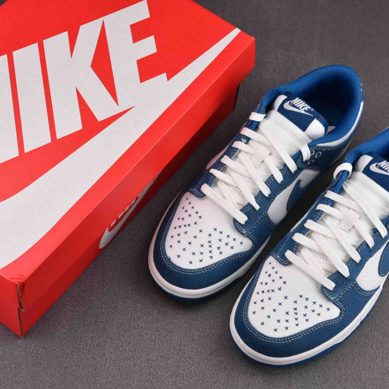 Giày Nike Dunk Low SE ‘Sashiko – Industrial Blue’ Best Quality