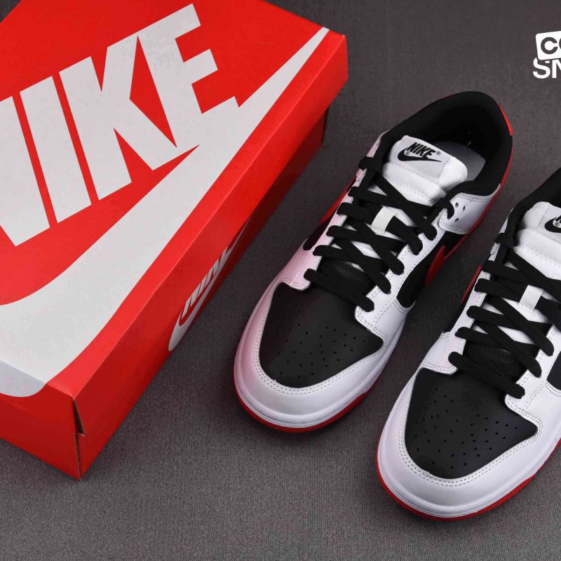 Giày Nike Dunk Low ‘White Black Red’ Best Quality