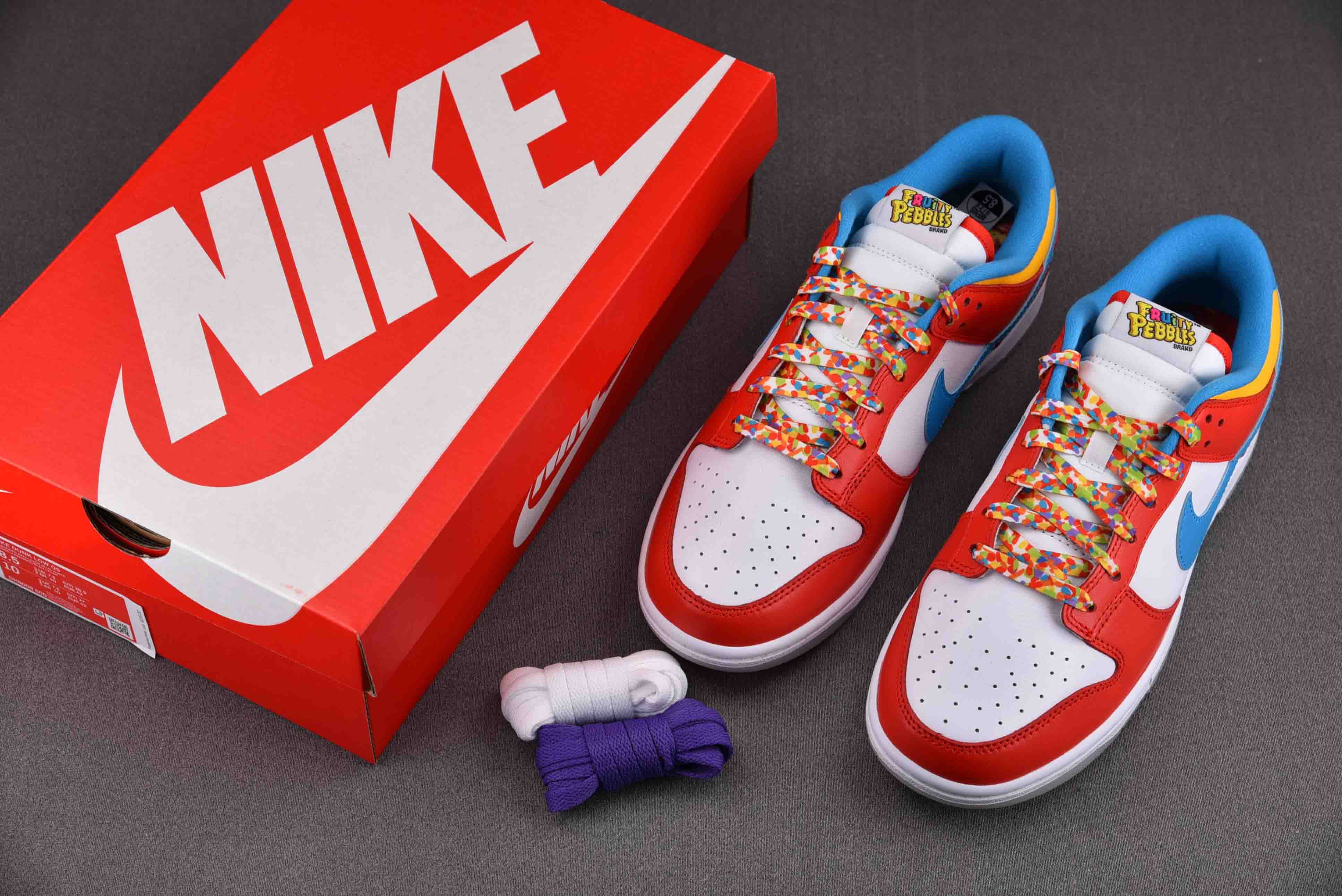 Giày Nike Dunk Low x LeBron James ‘Fruity Pebbles’ Best Quality