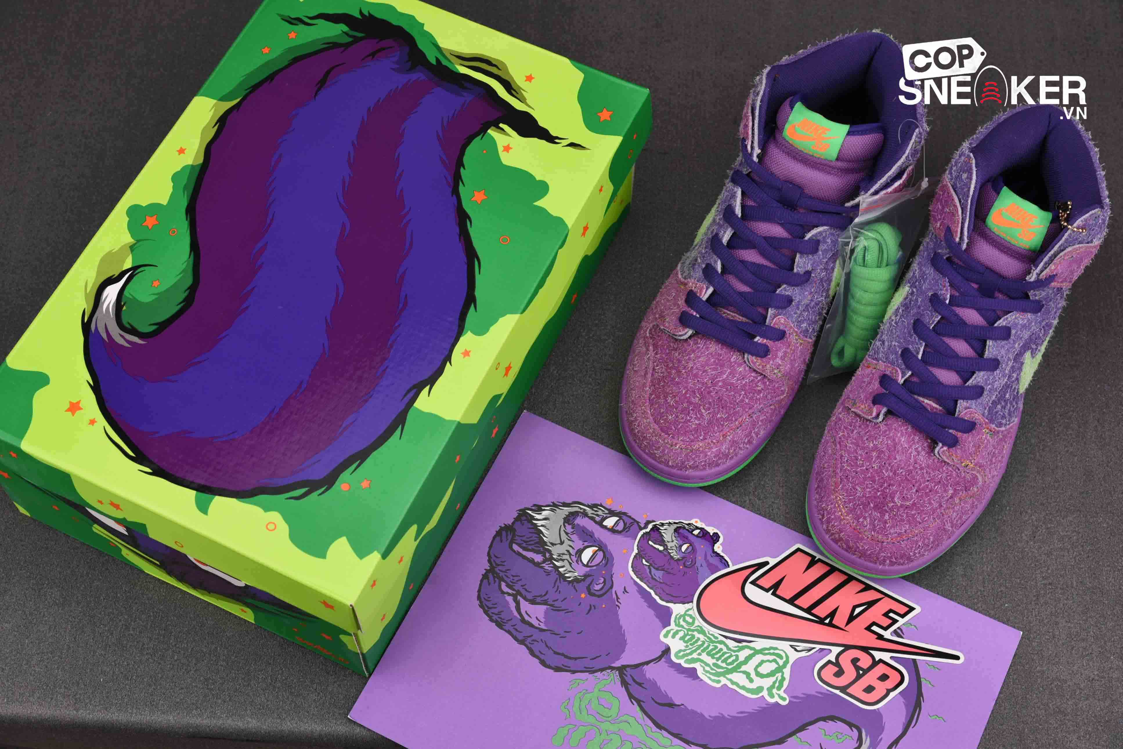 Giày Nike SB Dunk High “Purple Kush” Best Quality