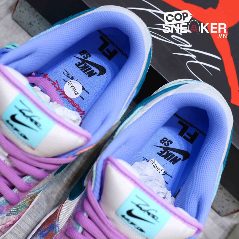 Giày Nike SB Dunk Low Futura Laboratories Bleached Aqua Best Quality