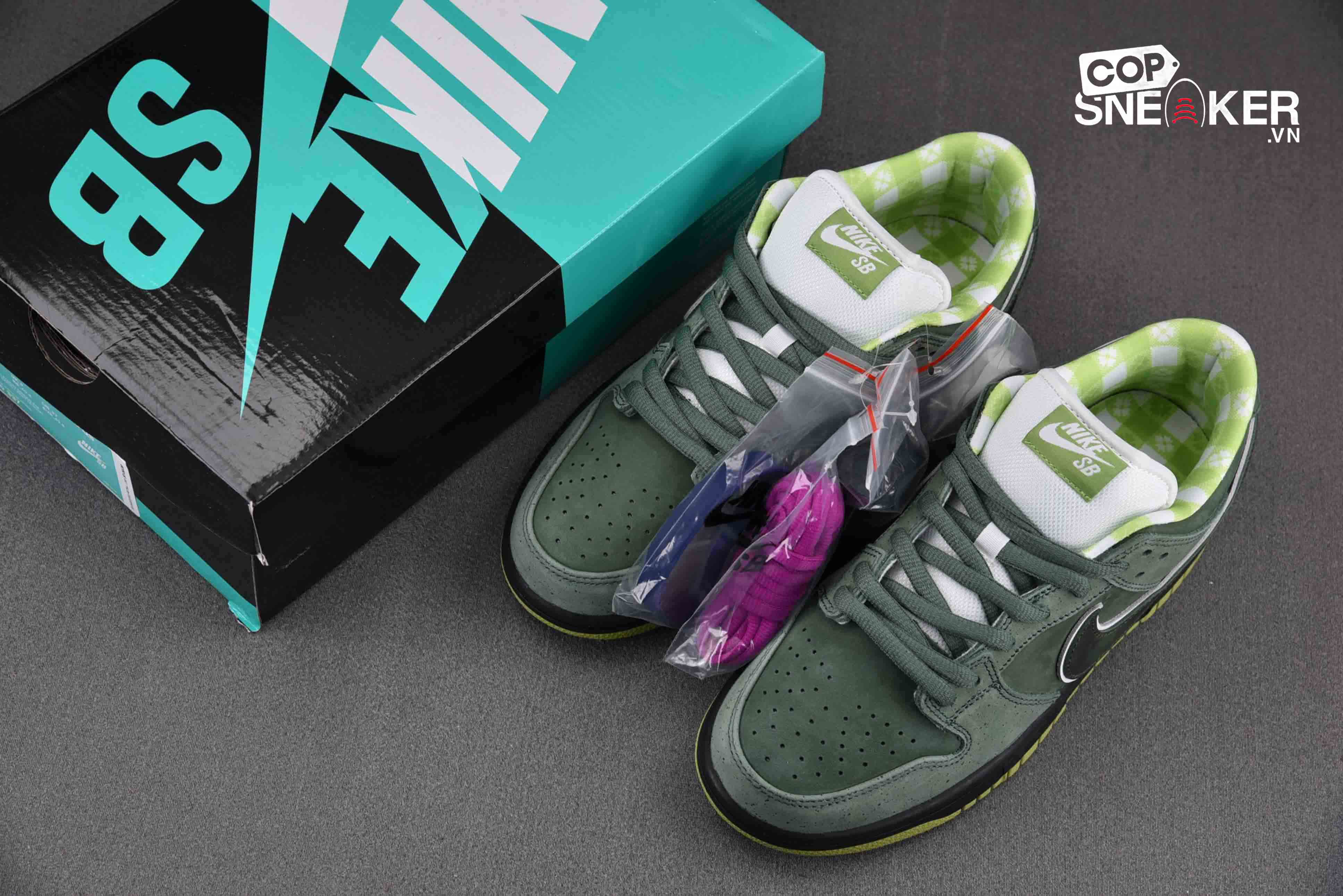 Giày Nike SB Dunk Low Green Concepts Best Quality
