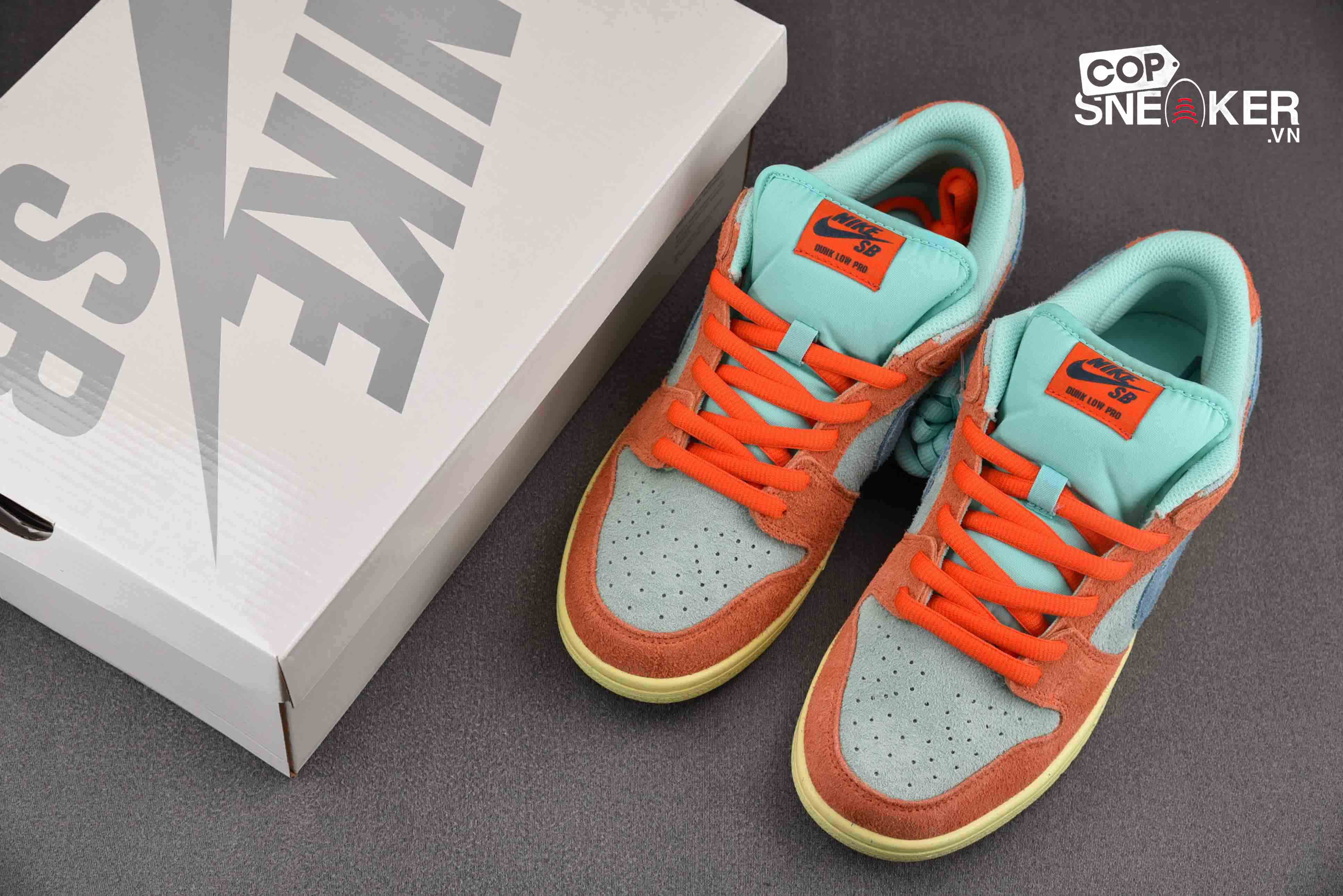 Giày Nike SB Dunk Low ‘Orange Emerald Rise’ Best Quality