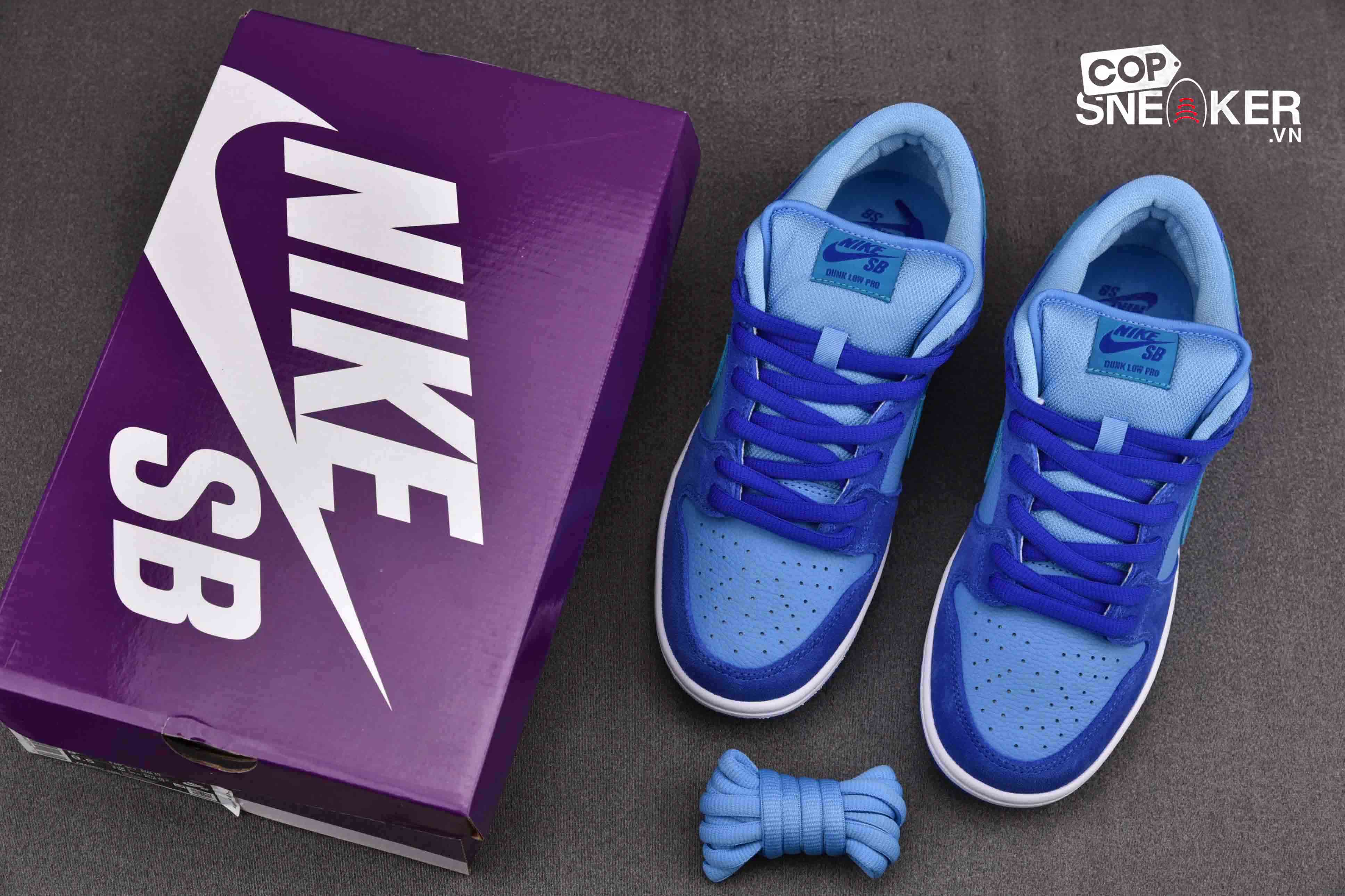 Giày Nike SB Dunk Low Pro ‘Blue Raspberry’ Best Quality