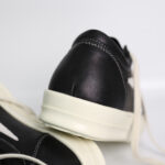 Giày Rick Owens Suede 'Black White'