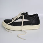 Giày Rick Owens Suede 'Black White'