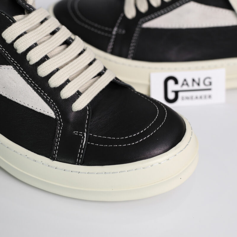 Giày Rick Owens Suede 'Black White'