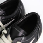 Giày Rick Owens Suede 'Black White'