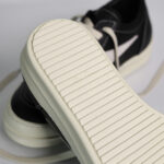 Giày Rick Owens Suede 'Black White'