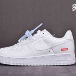 Giày Supreme x Nike Air Force 1 Low White Best Quality